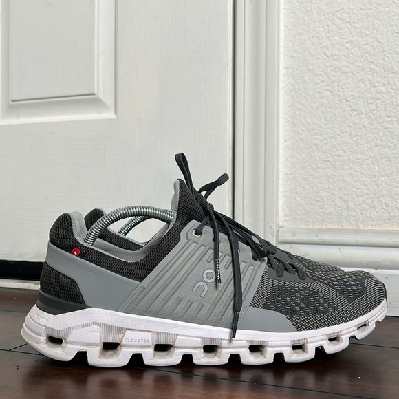 On Running Other - On Running Cloudswift Men's Helion Superfoam Lace Up Trainers In Grey Size 12